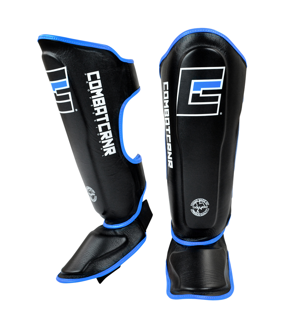 HMIT Shin Guards-CYAN-DUAL